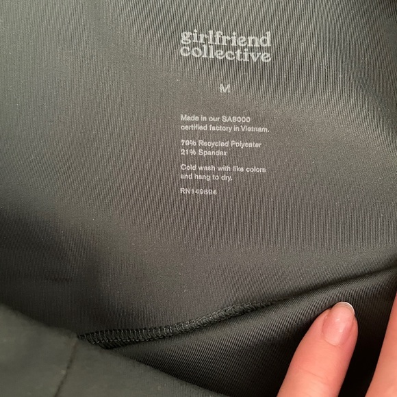 Girlfriend Collective Forest Green Leggings - Picture 7 of 7